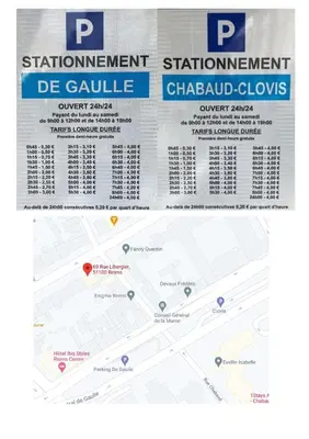 Certificat, récompense, panneau ou autre document affiché dans l'établissement Le Coquet Logement Climatisé face à la Cathédrale - 3G