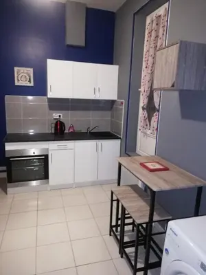 Cuisine ou kitchenette dans l'établissement LONDON CITY