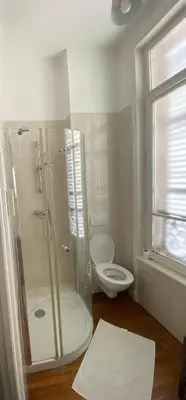 Salle de bains dans l'établissement Aux Deux D
