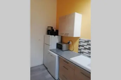 Cuisine ou kitchenette dans l'établissement COPACABANA