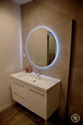 Salle de bains dans l'établissement Maison d'hôtes 