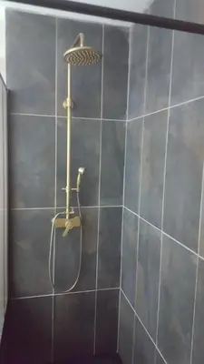 Salle de bains dans l'établissement Appartement spacieux et atypique
