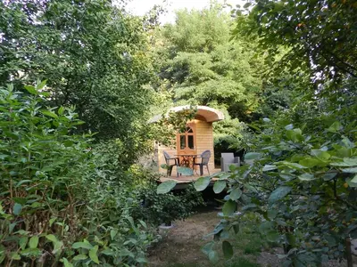 Jardin de l'établissement Gîte Les Marlières