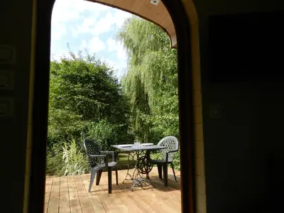 Jardin de l'établissement Gîte Les Marlières