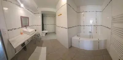 Salle de bains dans l'établissement la halte des trois rivieres