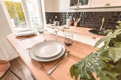 Plan de l'établissement Hyper centre : élégante terrasse privée
