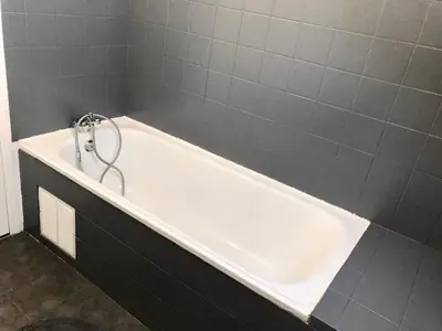 Salle de bains dans l'établissement AU PETIT BONHEUR