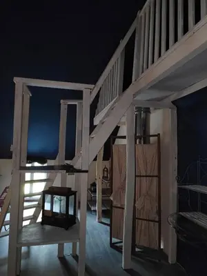 Balcon ou terrasse dans l'établissement Hôtellerie Jardiniers Gourmands