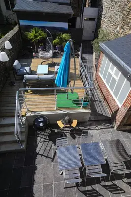 Balcon ou terrasse dans l'établissement La Bayenne