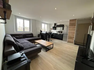 Cuisine ou kitchenette dans l'établissement Appartement de Adrien Garage privé