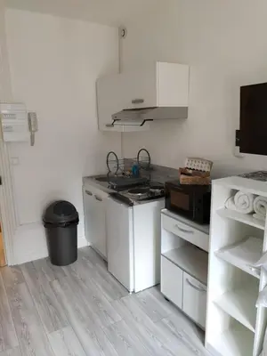 Cuisine ou kitchenette dans l'établissement DG LOCATION