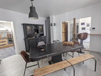 Cuisine ou kitchenette dans l'établissement Street app'Art