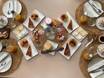 Nourriture dans le B&B/chambre d'hôtes ou à proximité