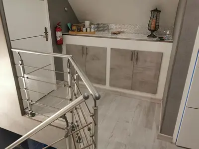 Cuisine ou kitchenette dans l'établissement Bienvenue chez moi à Concevreux