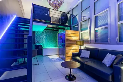 Coin salon dans l'établissement GlamappartSpa Prestige New-York expérience