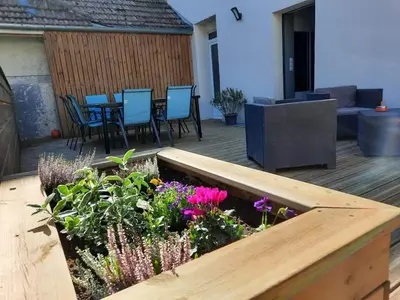 Jardin de l'établissement La casa pétillante !