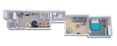 Plan de l'établissement 3 bedrooms and the Moon Terrace 103m2 of charm