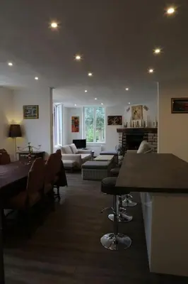 Coin salon dans l'établissement VillaSurSeine