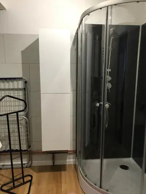 Salle de bains dans l'établissement Le saint Pierre