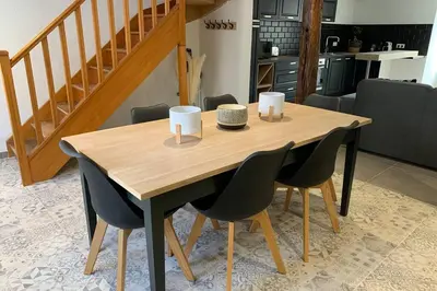 Cuisine ou kitchenette dans l'établissement Belle-Vue