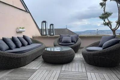 Coin salon dans l'établissement Belle-Vue