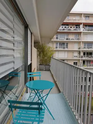 Balcon ou terrasse dans l'établissement Centre Reims Cathédrale avec balcon
