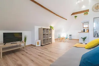 Télévision ou salle de divertissement dans l'établissement Plancy Beds St-Quentin