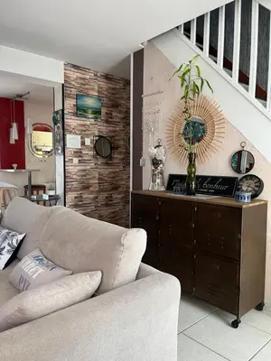 Cuisine ou kitchenette dans l'établissement Maison cocconing proche Reims