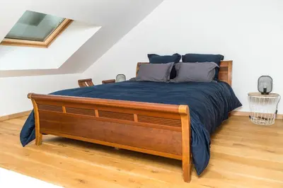 Un ou plusieurs lits dans un hébergement de l'établissement Duplex de 80m2 dans un village de caractère !