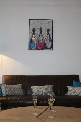 Coin salon dans l'établissement Maison LC