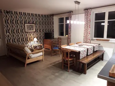 Un ou plusieurs lits dans un hébergement de l'établissement Gîte Tante Aurore et chambres d'Hôtes