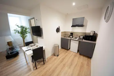 Cuisine ou kitchenette dans l'établissement MALËiKA !!! Superbe T2 HOME STAGING avec parking gratuit !!!