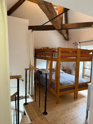Un ou plusieurs lits dans un hébergement de l'établissement Cedar Cottage - Disney 30min