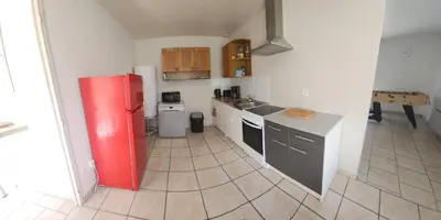 Cuisine ou kitchenette dans l'établissement Gîte de Pierre et Christine
