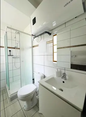 Salle de bains dans l'établissement appartement chic