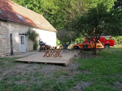 Jardin de l'établissement Chez Tombivouac