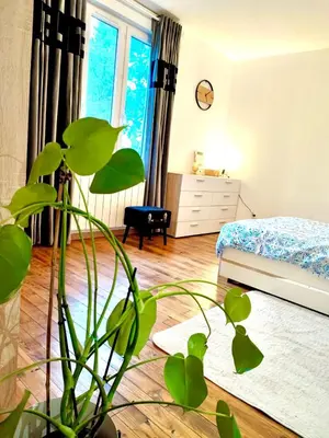 Un ou plusieurs lits dans un hébergement de l'établissement Luxury, Peaceful 3 bedroom family home