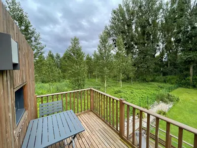 Jardin de l'établissement Au fil de l’eau, gîte nature