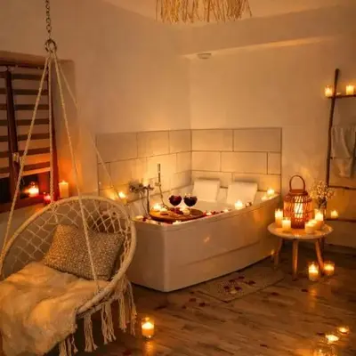 Cottage Interieur Spa classé 4 étoiles - balnéo et sauna privatif