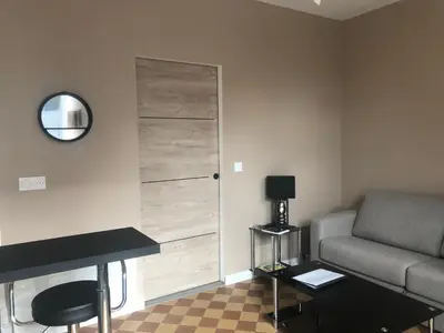 Coin salon dans l'établissement Studio au coeur des vignes