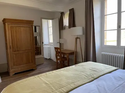 Un ou plusieurs lits dans un hébergement de l'établissement Domaine Des Loches ****