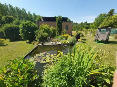 Jardin de l'établissement Gîte et chambre d'hôtes en Champagne