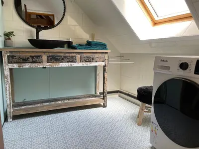 Cuisine ou kitchenette dans l'établissement Chez Malouga