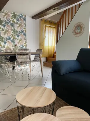 Coin salon dans l'établissement Chez Malouga