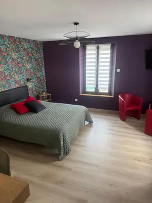 Un ou plusieurs lits dans un hébergement de l'établissement Le Gîte du père Chayoux