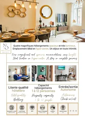 Plan de l'établissement Les Appartements de la Nef d'Or