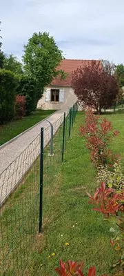 Jardin de l'établissement Gite Pak'Home maison à la campagne de plain pied