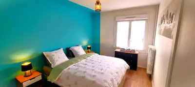 Un ou plusieurs lits dans un hébergement de l'établissement Le Douillet par Picardie Homes