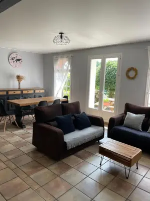 Coin salon dans l'établissement Le Havre de Braye