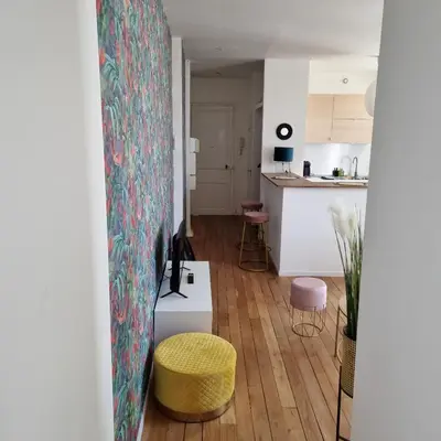 Cuisine ou kitchenette dans l'établissement Chez Fifi - Hyper centre à 200 m de la cathédrale